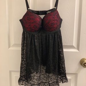 Fredericks of Hollywood babydoll lingerie
